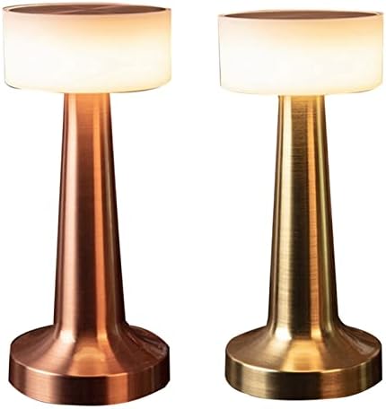 XMYINGWEI מנורת שולחן חיישן לחץ מנורות שולחן,מנורת שולחן,נטענת Led עמוד אור,בר/השינה מסעדה, ברונזה & הזהב