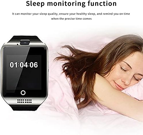 Niaviben שעון חכם לישון זיהוי רב-במצב ספורט ספורט פדומטר מסך מגע Smartwatch שחור