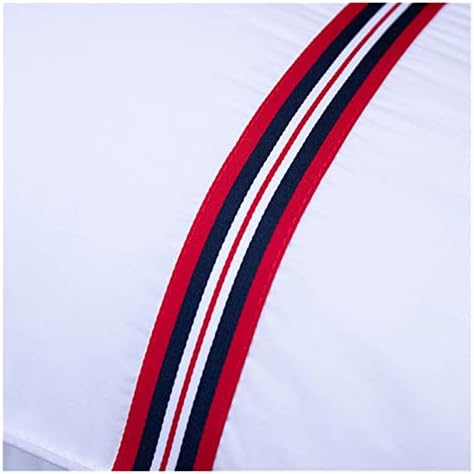 JUSTSILEI הלבן כרית שינה כרית הצוואר מלון סטנדרטי מוצרים לבית המיטה כריות מיטה (צבע : לבן, גודל : 48x74cm)