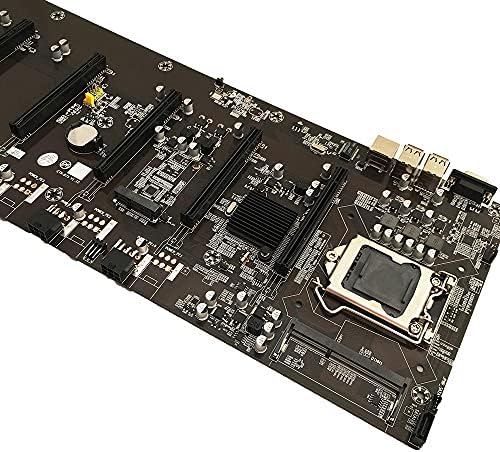 SODIAL BTC-B75 כורה LGA 1155 לוח אם CPU עבור/Pentium/Celeron עם 8 חריץ לכרטיס עבור RX GTX10 GTX20 סדרה