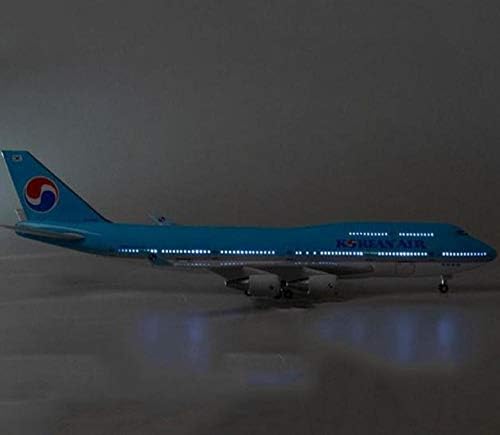47CM מטוסי בואינג B747 מטוסים קוריאה הבינלאומי לתעופה דגם המוצר עם גלגל עם אורות