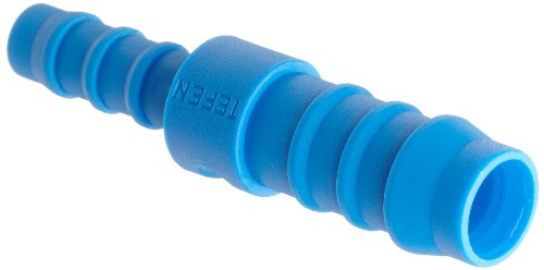 Tefen ניילון 66 צינור מתאים, זוגיות, כחול, 6 מ מ צינור מזהה (חבילה של 10)